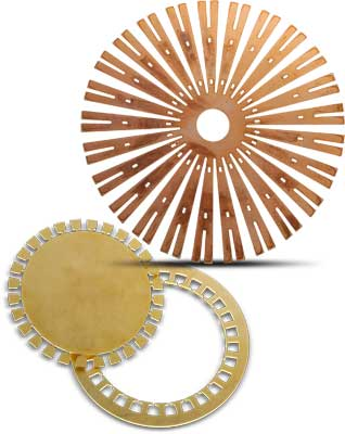 FIGURE 1. Parts cut with a fiber laser.