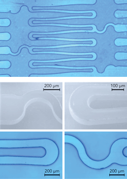 FIGURE 2. Bio-absorbable PLLA stent structures machined by femtosecond laser pulses. FIGURE 2. Bio-absorbable PLLA stent structures machined by femtosecond laser pulses.