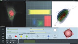 FIGURE 3. The Software for Tomographic Exploration of living cells (STEVE)'s graphical user interface. FIGURE 3. The Software for Tomographic Exploration of living cells (STEVE)'s graphical user interface.