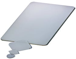 FIGURE 5. Examples of various shaped parts cut in sapphire with a QCW fiber laser as used for consumer electronics. FIGURE 5. Examples of various shaped parts cut in sapphire with a QCW fiber laser as used for consumer electronics.