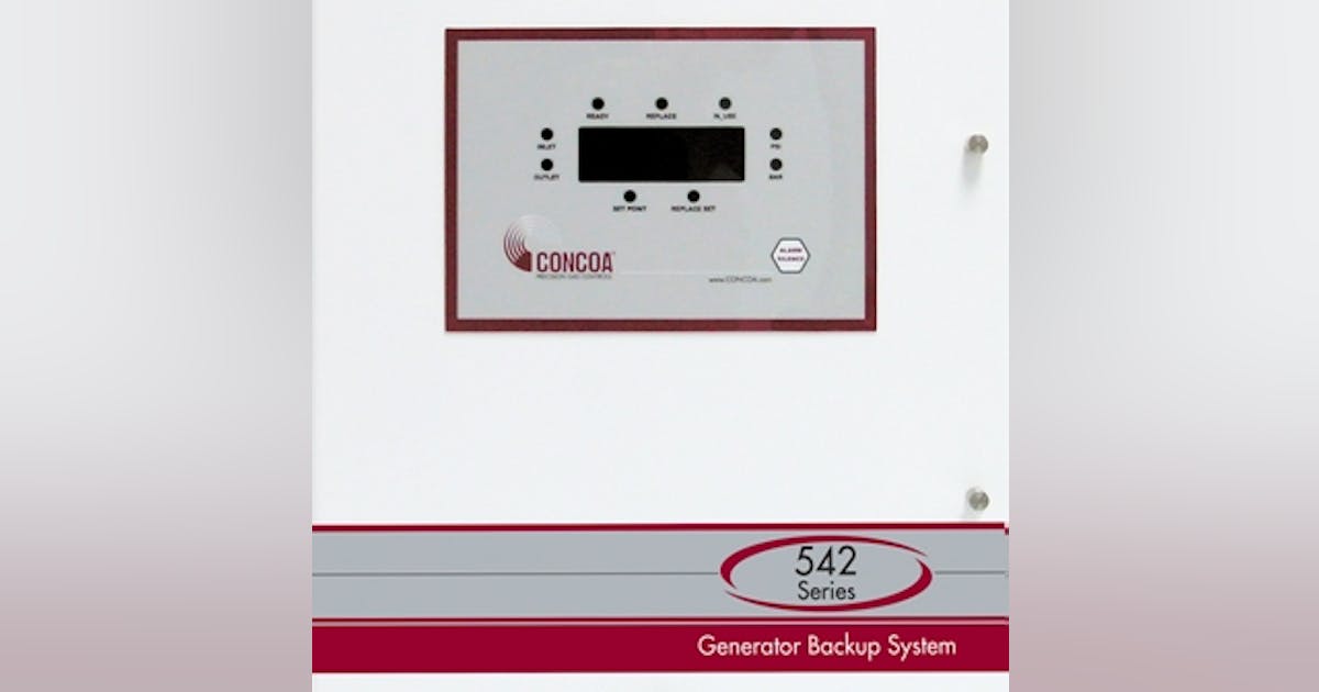 CONCOA introduces highflow backup gas distribution and management