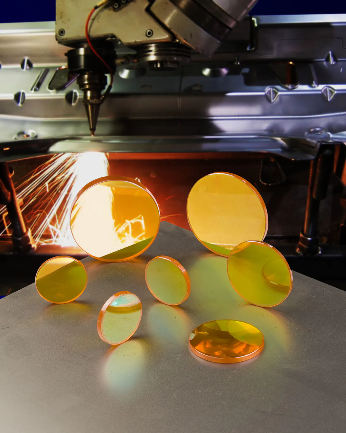 Laser Research Optics offers focusing lenses for steel cutting lasers ...