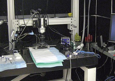 The system prototype, which features an EMCCD camera by QImaging.