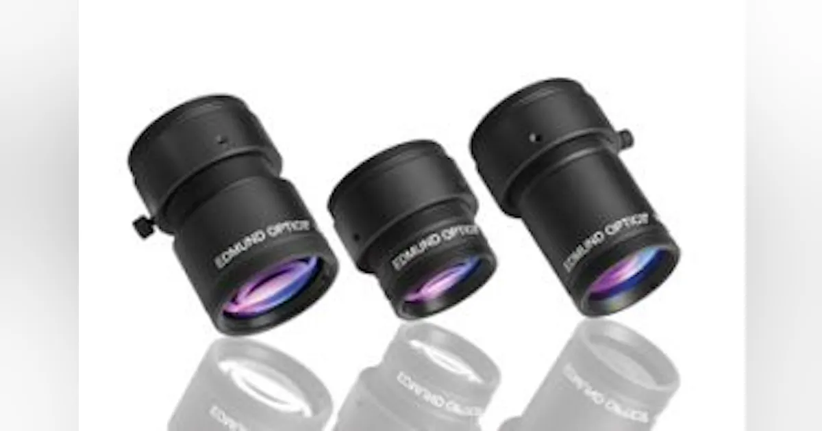 Compact imaging lens series by Edmund Optics | Laser Focus World