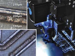 FIGURE 7. Micro-welding and the combined cutting and welding head. FIGURE 7. Micro-welding and the combined cutting and welding head.