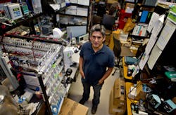 Oscar Abilez and other Stanford researchers have developed the first human heart cells that are triggered by light at a particular wavelength. Oscar Abilez and other Stanford researchers have developed the first human heart cells that are triggered by light at a particular wavelength.