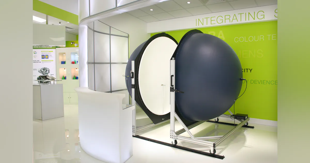 2 meter integrating sphere from Labsphere installed at Aurora LED light ...