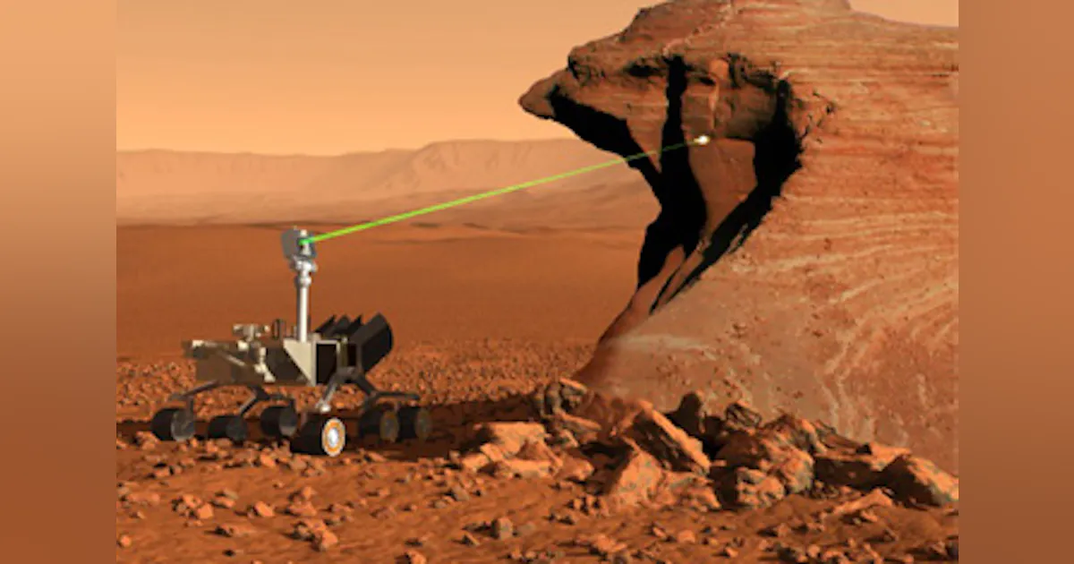 Mars Rover Spectrometer LIBS spectrometer from LANL to seek life on Mars | Laser Focus World
