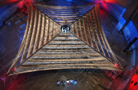 NASA solar-sail prototype.