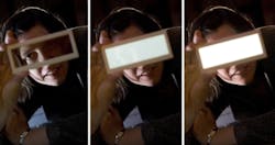 Transparent OLED panel can serve as car sunroof and overhead light Transparent OLED panel can serve as car sunroof and overhead light