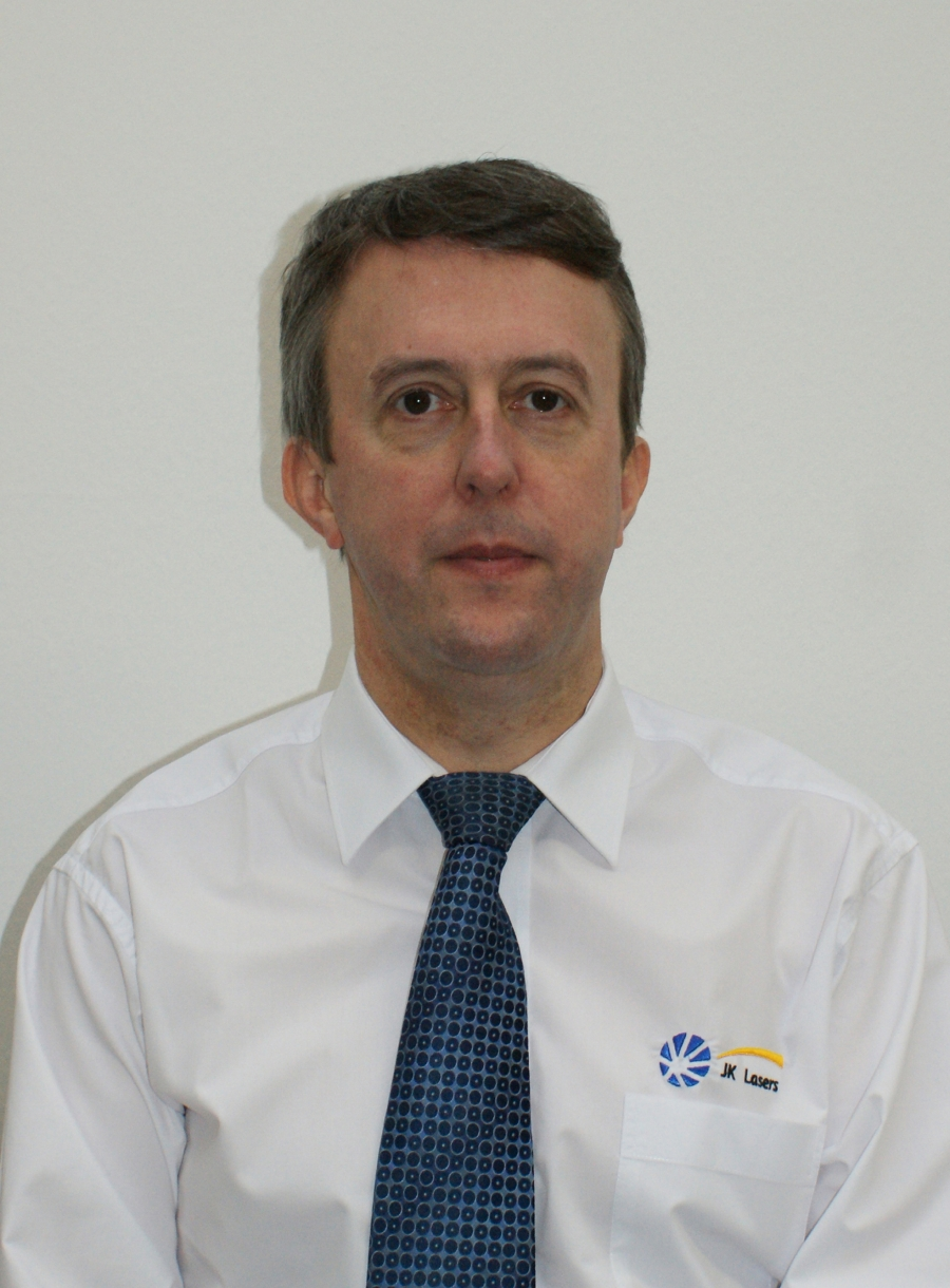 Paul Ferris, JK Lasers' worldwide sales director