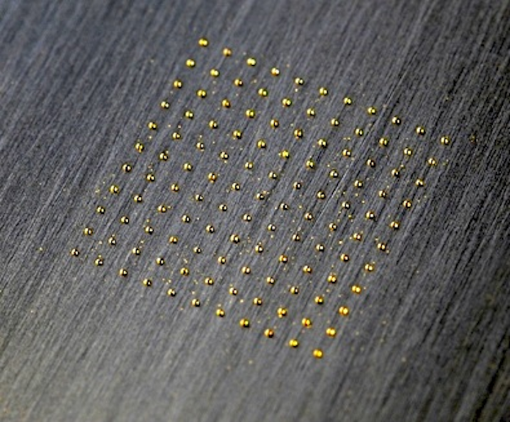 Laser-based cladding of switch contacts saves on gold