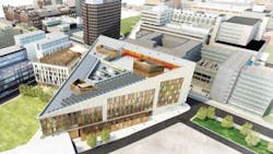 University of Stathclyde&apos;s Technology and Innovation Centre, home to the new Fraunhofer Centre for Applied Photonics