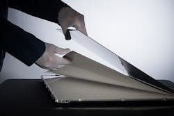 OneFilm technology from 3M combines the three (or four) diffuser, prism, microlens, and reflective polarizer films normally present above the light guide on conventional LED-based backlights into one film. OneFilm technology from 3M combines the three (or four) diffuser, prism, microlens, and reflective polarizer films normally present above the light guide on conventional LED-based backlights into one film.