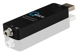 Pembroke Instruments miniature spectrometer has USB memory stick design