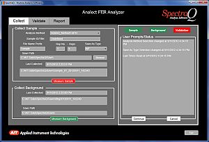 Applied Instrument Technologies SpectraQ spectrometer software