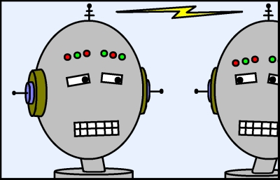 Expression-filled remote meetings possible with robotics, head-mounted displays