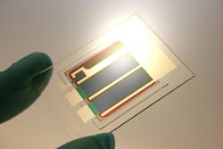 Organic photovoltaic (PV) manufacturer Heliatek has broken its own prior 10.7% optical-to-electrical energy conversion efficiency by reaching a record 12% for a 1.1 square centimeter active area. Organic photovoltaic (PV) manufacturer Heliatek has broken its own prior 10.7% optical-to-electrical energy conversion efficiency by reaching a record 12% for a 1.1 square centimeter active area.