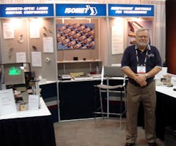 Acousto-optic device company Isomet mourns loss of VP of sales Everett Taylor, shown here at a photonics industry conference. (Courtesy Isomet) Acousto-optic device company Isomet mourns loss of VP of sales Everett Taylor, shown here at a photonics industry conference. (Courtesy Isomet)