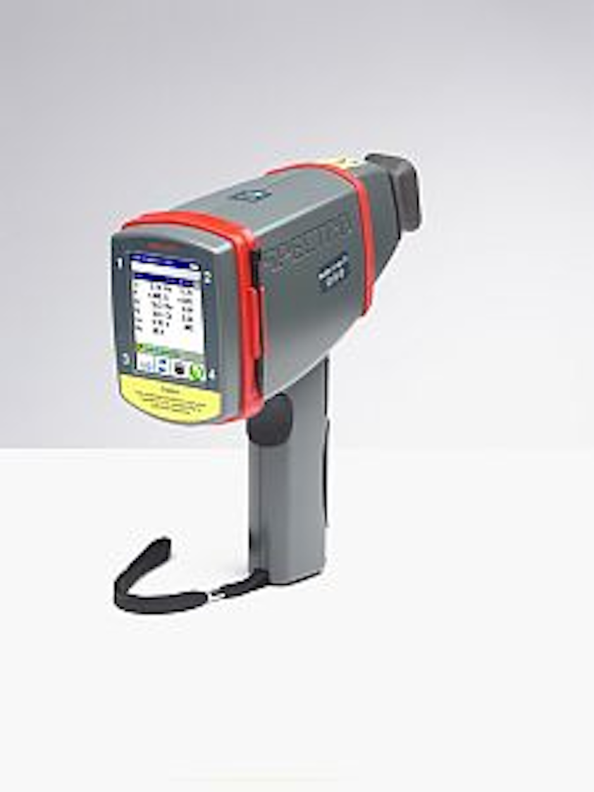 Spectro Analytical Instruments handheld spectrometer performs precious ...