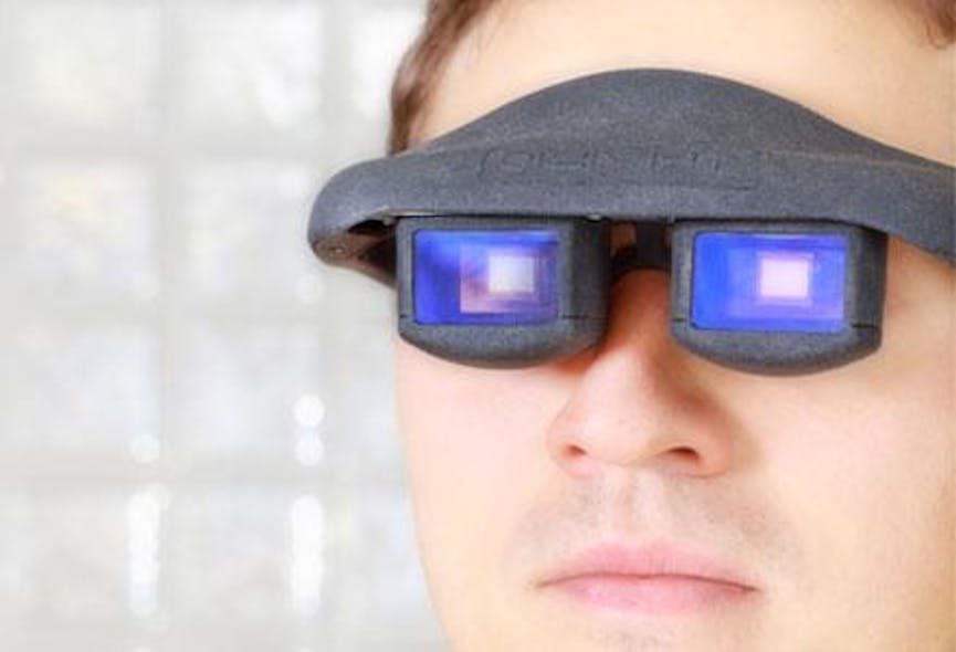 An OLED-based head-mounted display from Fraunhofer COMEDD won the Innovation Award IT 2013 for hardware at CeBIT 2013.
