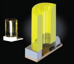 The QEOS transmitter optical full assembly (TOFA).
