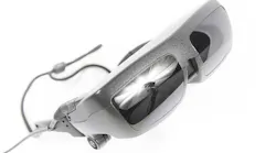 eSight eyewear for people with low vision incorporates New Scale’s M3-F focus module with a high-resolution video camera and two displays. (Image credit: eSight Corporation)
