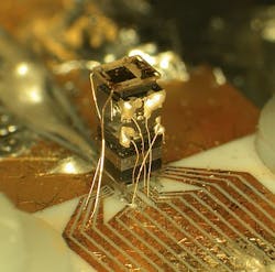 The original NIST chip-scale atomic clock invented in 2004. The original NIST chip-scale atomic clock invented in 2004.