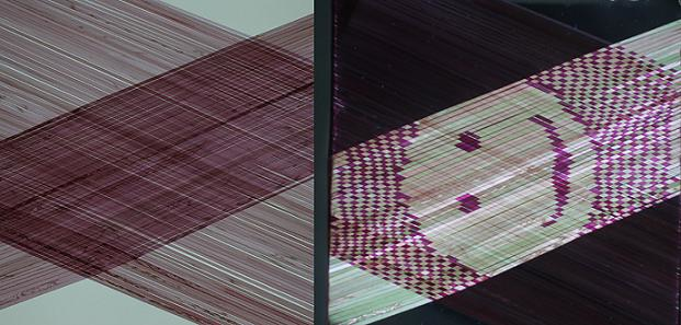 Using invisible thread can help clothing manufacturers create a logotype that is part of the actual fabric and that only becomes visible under polarized light. The technology produces a specific optical spectrum that is very difficult for pirate manufacturers to copy.