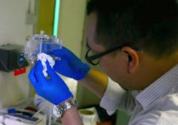 TU Delft and the Helmholtz-Zentrum Berlin have developed a simpler solar cell concept that improves the production of hydrogen from sunlight. (Image credit: TU Delft) TU Delft and the Helmholtz-Zentrum Berlin have developed a simpler solar cell concept that improves the production of hydrogen from sunlight. (Image credit: TU Delft)