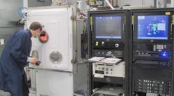 New optical coating chamber is part of Optimax's expanison. New optical coating chamber is part of Optimax's expanison.