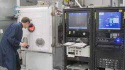 New optical coating chamber is part of Optimax's expanison. New optical coating chamber is part of Optimax's expanison.