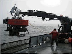 LGR&rsquo;s Deep Sea Gas Analyzer is deployed aboard the MBARI Ventana.