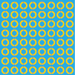 A split-ring-resonator-based metamaterial for use with red light can be made to cover a 5 mm square.