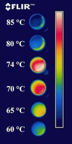 A vanadium oxide coating intrinsically conceals its own temperature from thermal cameras.