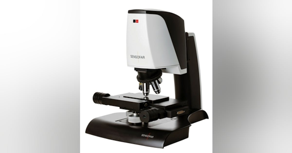 Sensofar-Tech's optical profilometer uses dual-technology sensor head ...