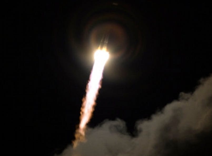 A Soyuz VS06 rocket carries the ESA&apos;s Gaia observatory into space on 19 December 2013.