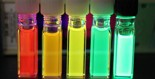 Nanocrystals of cadmium selenide, known for their brilliant luminescence, display intriguing chemical behavior resulting from positive cooperation between atoms--a behavior akin to that found in biomolecules.