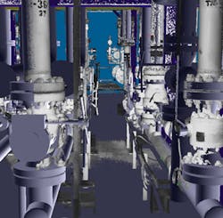 Aveva laser-scanning software captures hydrocarbons facility as-built in 3D for revamp project