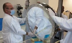 The L-3 Applied Optics Center (AOC) has completed optical coatings for large optics used on a U.S. national telescope project. The L-3 Applied Optics Center (AOC) has completed optical coatings for large optics used on a U.S. national telescope project.