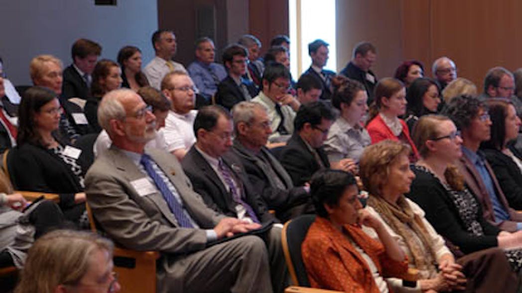 Volunteers were briefed on budget, STEM (science, technology, engineering, and mathematics) policy, and other issues by Capitol Hill experts, in preparation for visiting Congressional offices. (Image credit: SPIE)