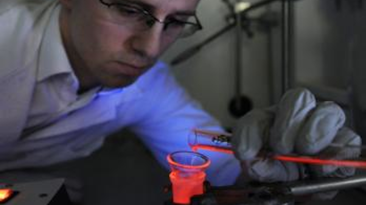 Europium complexes emit red light at record efficiency