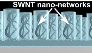 For carbon nanotubes (CNTs) to increase solar-cell efficiency, well-ordered nanostructured CNTs such as those being developed at Ume&aring; University need to be developed. (Image credit: Ume&aring; University)