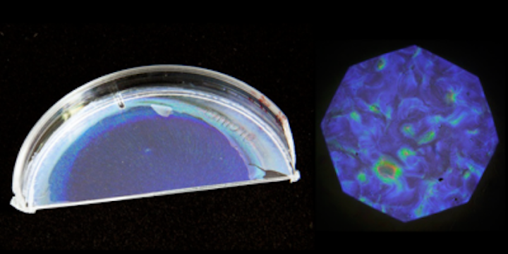 Wood-derived cellulose nanocrystals form iridescent film for textile and security applications