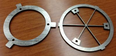 Flexure mirror mounts made from bulk metallic glass can be molded at