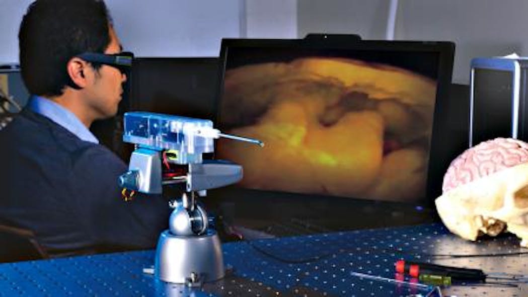 Miniature 3D camera is designed for brain surgery