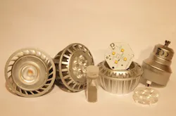 High-output LEDs are cooled with the assistance of a nanodiamond-containing polymer that is highly thermally conductive.