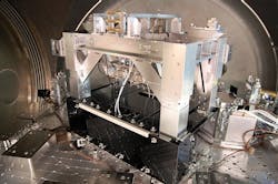 The PG&O black glass panels for LIGO are shown here in situ. The PG&O black glass panels for LIGO are shown here in situ.