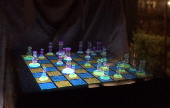 Voxiebox creates real volumetric 3D images out of light, viewable from any angle.