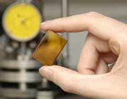 Chalcogenide glass sample.